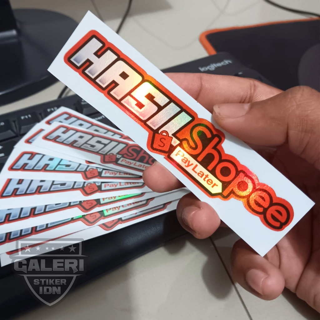 Jual stiker hasil shopee pay later hologram sticker shoppee pay later ...