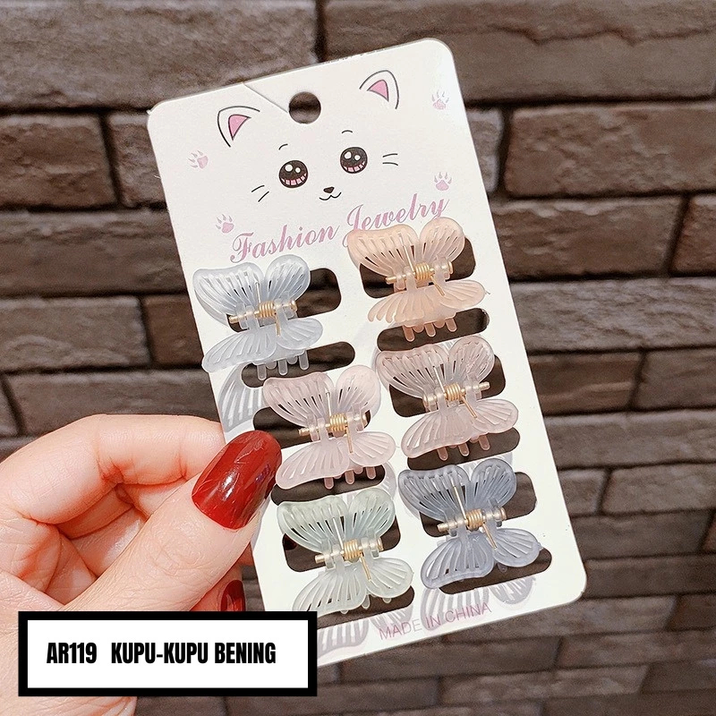 Jual Jepit Rambut Mini Set Isi 6 Jepit Poni Aksesoris Rambut Wanita ...