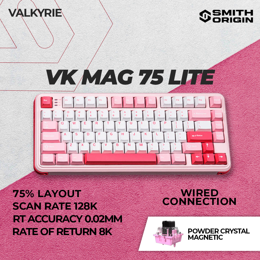 Jual VALKYRIE VK MAG 75 Wired Magnetic Switch Gaming Keyboard | Shopee ...