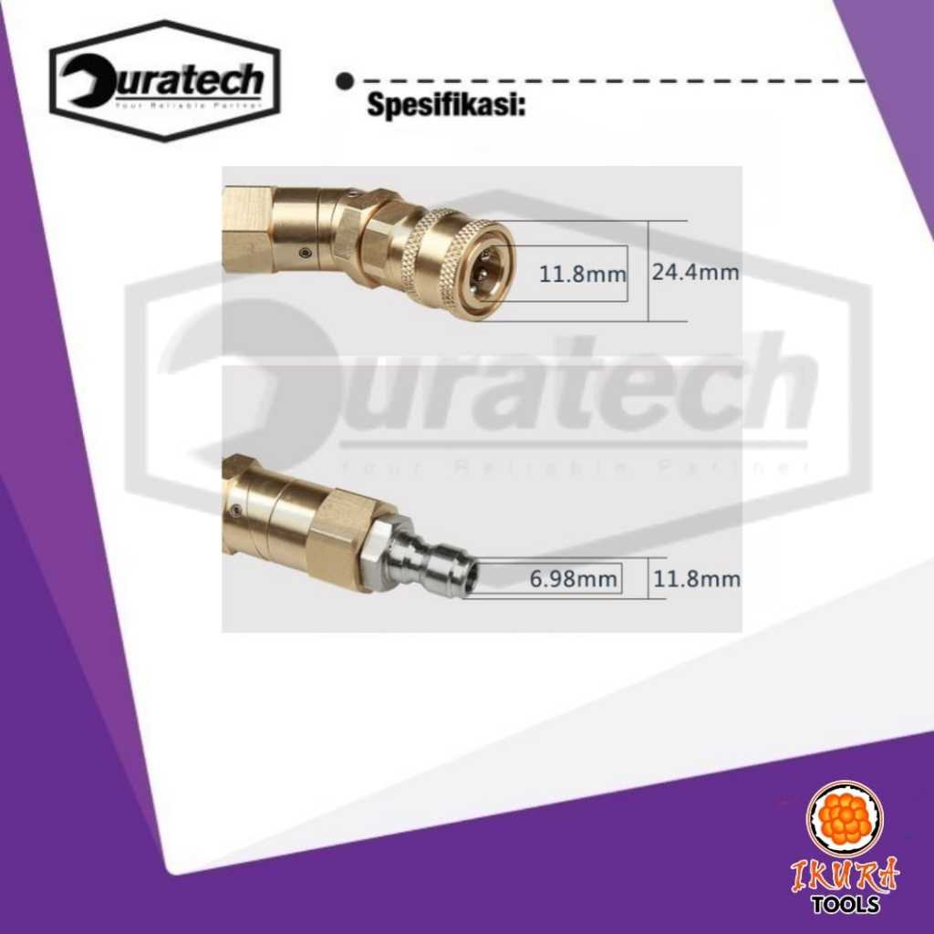 Jual Ikura Tools Swivel Adaptor Quick Release Nozzle 1/4