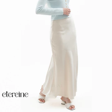 ETEREINE Rok Satin Azalea 110CM Rok Satin Panjang 110cm Wanita Size S Sampai 3XL