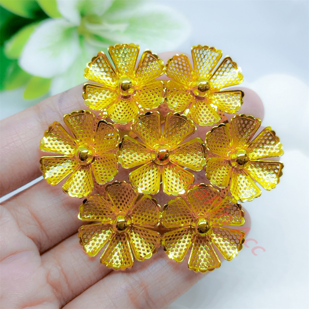 Jual Bross Hijab Model Bunga Sakura Dubai Lapel Pin Bros Jas Bros Jas ...