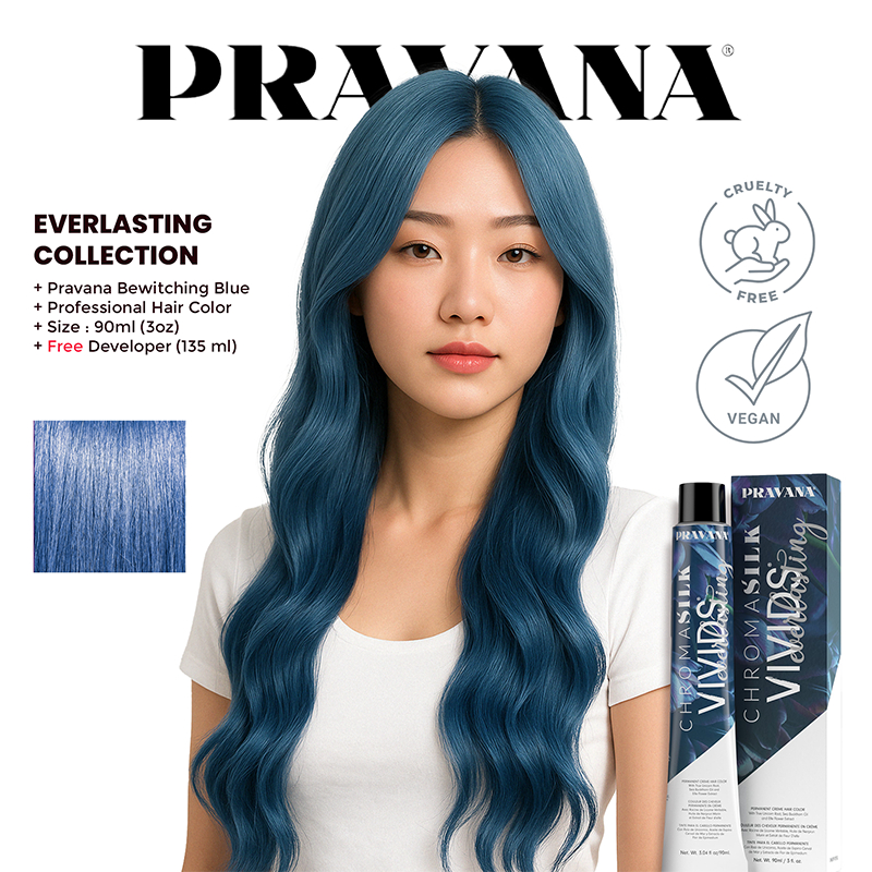 Jual PRAVANA EVERLASTING BEWITCHING BLUE (Cat Rambut) | Shopee Indonesia