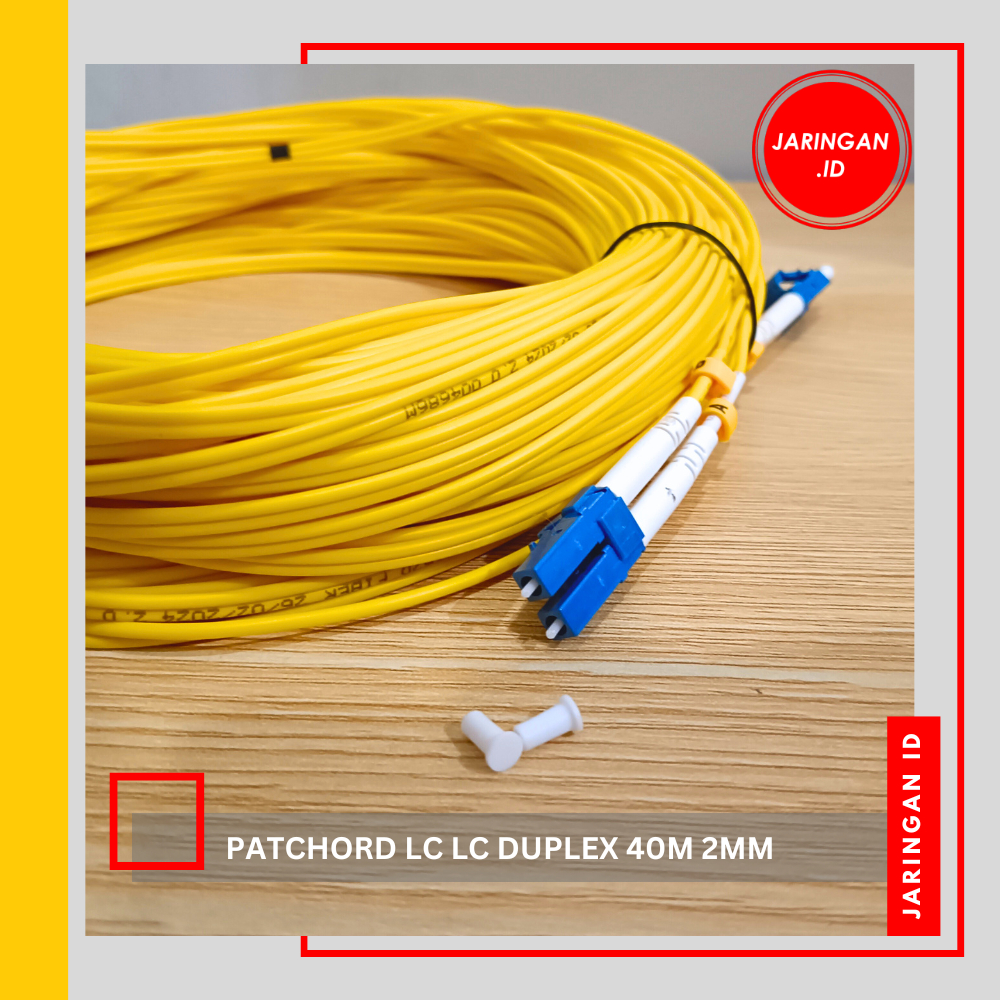 Jual PATCHORD FIBER OPTIK LC LC DUPLEX 40M 2MM | Shopee Indonesia