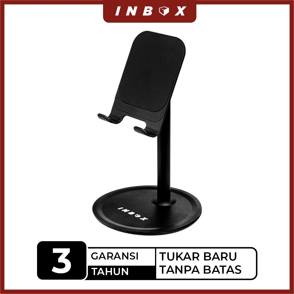 Jual INBOX HS-1 Universal Stand Holder Phone Holder HP Tripod Liftable ...