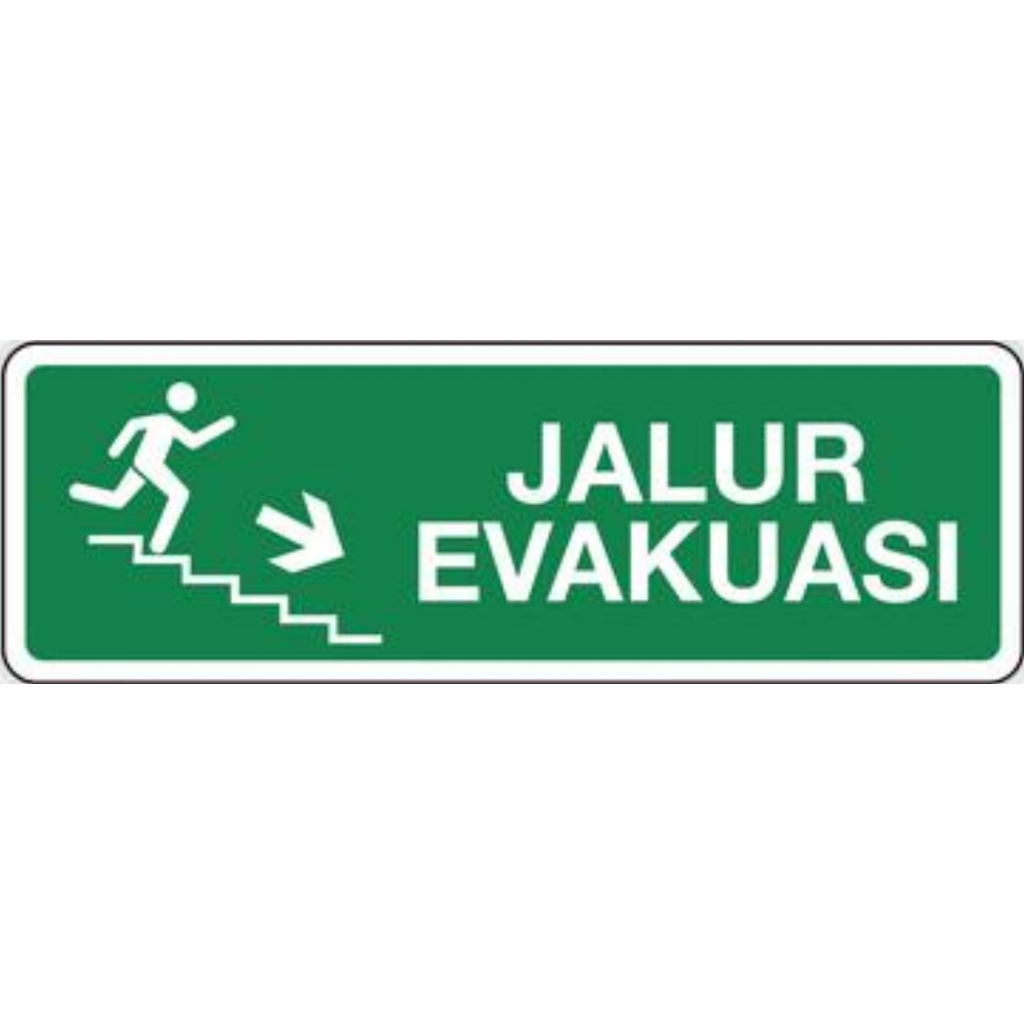 Jual Sign Jalur Evakuasi - Rambu Jalur Evakuasi - Rambu Titik Kumpul ...