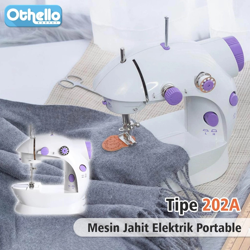 Jual Mesin Jahit Portable 202A Mini Praktis Multifungsi Serbaguna ...