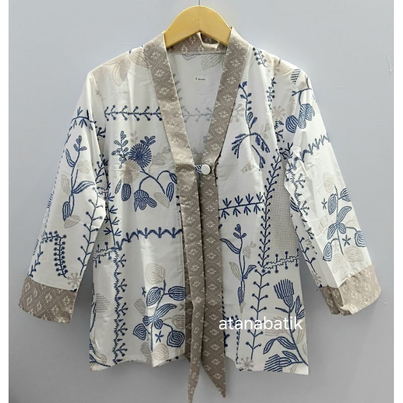Jual Blus Outer batik | Shopee Indonesia