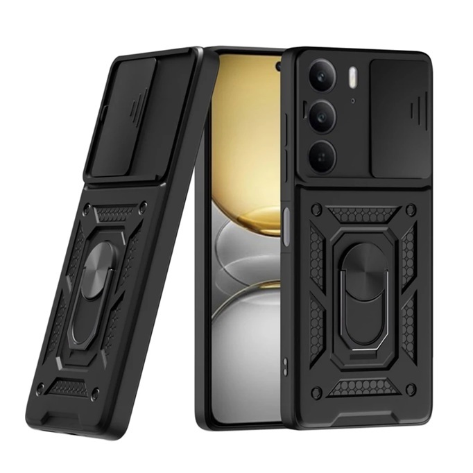 Coque Realme 9 Pro+Plus Realme 9 4G Antichoc TPU Fentes Cartes Fonction Stand à Rabat Magnétique