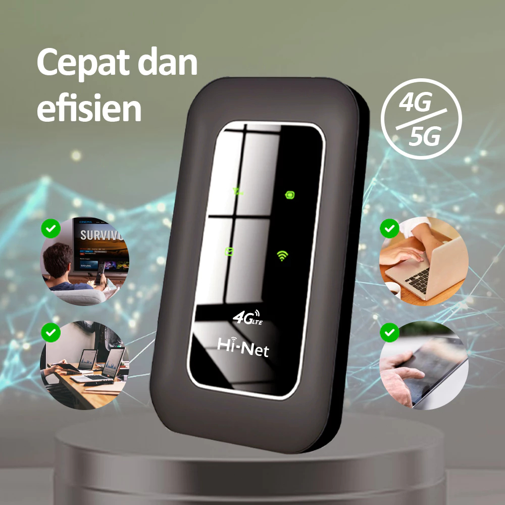 Jual [Ready] H806 Wireless Router 4G LTE 5G Mini Modem 150Mbps Mobile ...