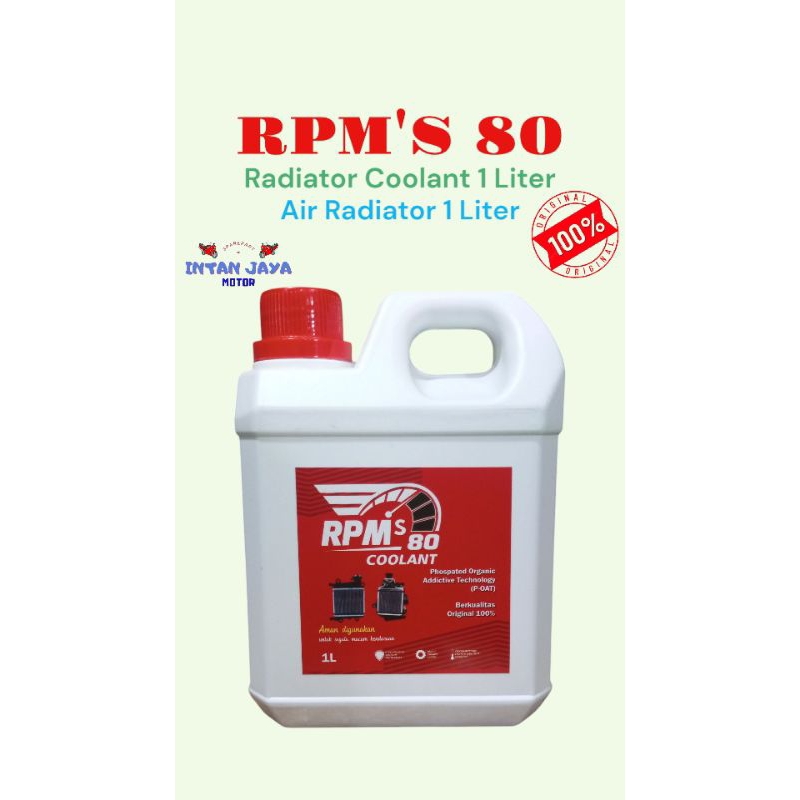 Jual 1 PCS RPM 80 RADIATOR COOLANT 1L AIR RADIATOR RPMS80 MOTOR MURAH ...