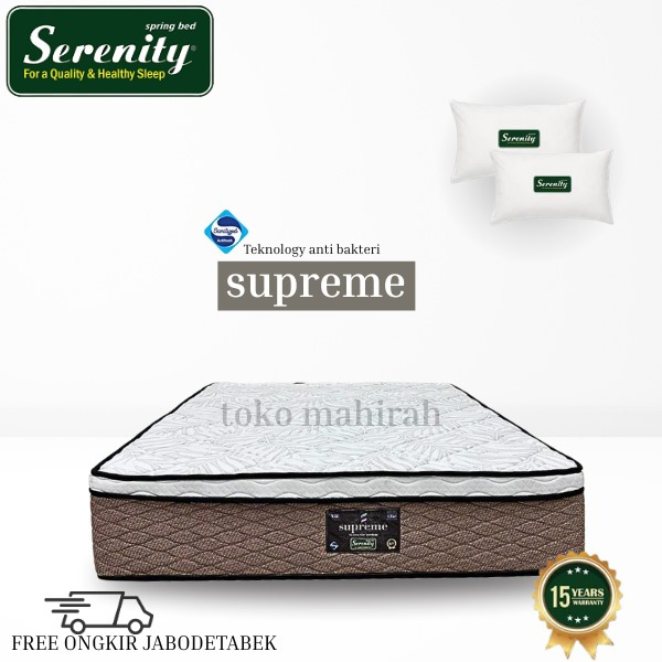 Jual SPRING BED(MATRAS ONLY) SERENTY SUPREME | Shopee Indonesia
