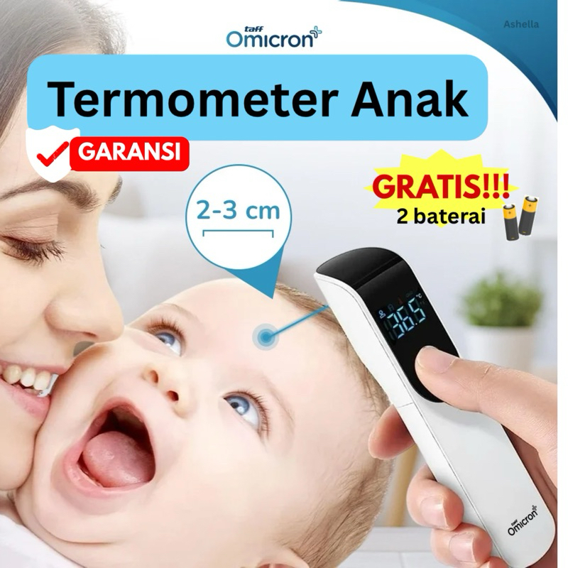 Jual TaffOmicron Termometer Suhu Digital Anak Infrared | Shopee Indonesia
