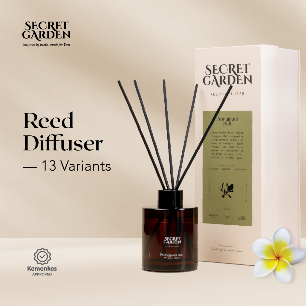 Jual Secret Garden - Aroma Reed Diffuser 140ml Full Size | Pengharum ...