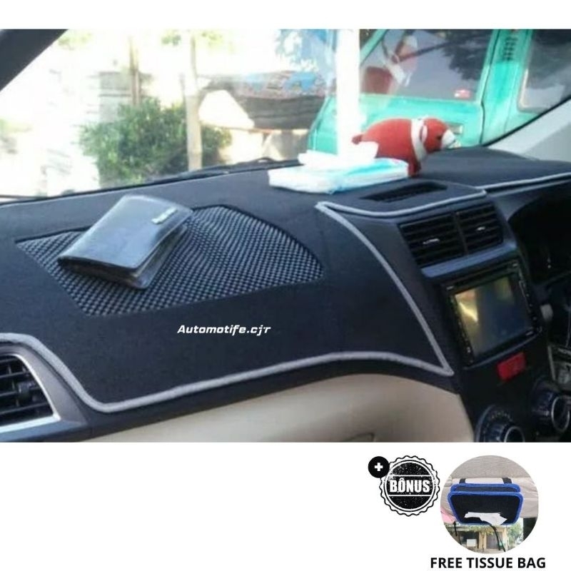 Aksesoris Interior Cover Dashboard AVANAZA XENIA 2012-2021 Hiasan Dashboard Mobil Free Tissue Bag