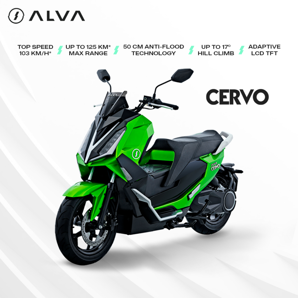 Jual Alva Alva Cervo Sepeda Motor Listrik 2 Baterai Shopee Indonesia