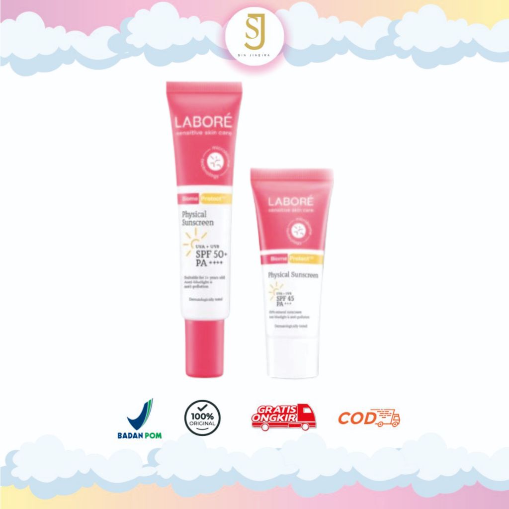 Jual LABORE Physical Sunscreen SPF 50 PA++++ | Shopee Indonesia
