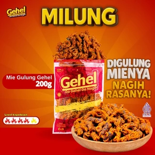NEW LAUNCHING MIE GULUNG (MILUNG) 200GR, Mie Uwel Pedas Jeruk - Makanan Ringan Food