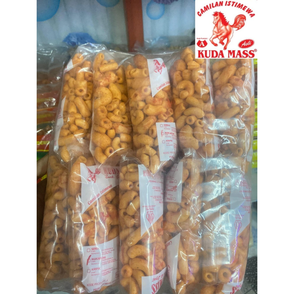 Jual MAKARONI PIPA RASA BALADO 1 PACK (10 Pcs) PRODUK ASLI UD. KUDA ...