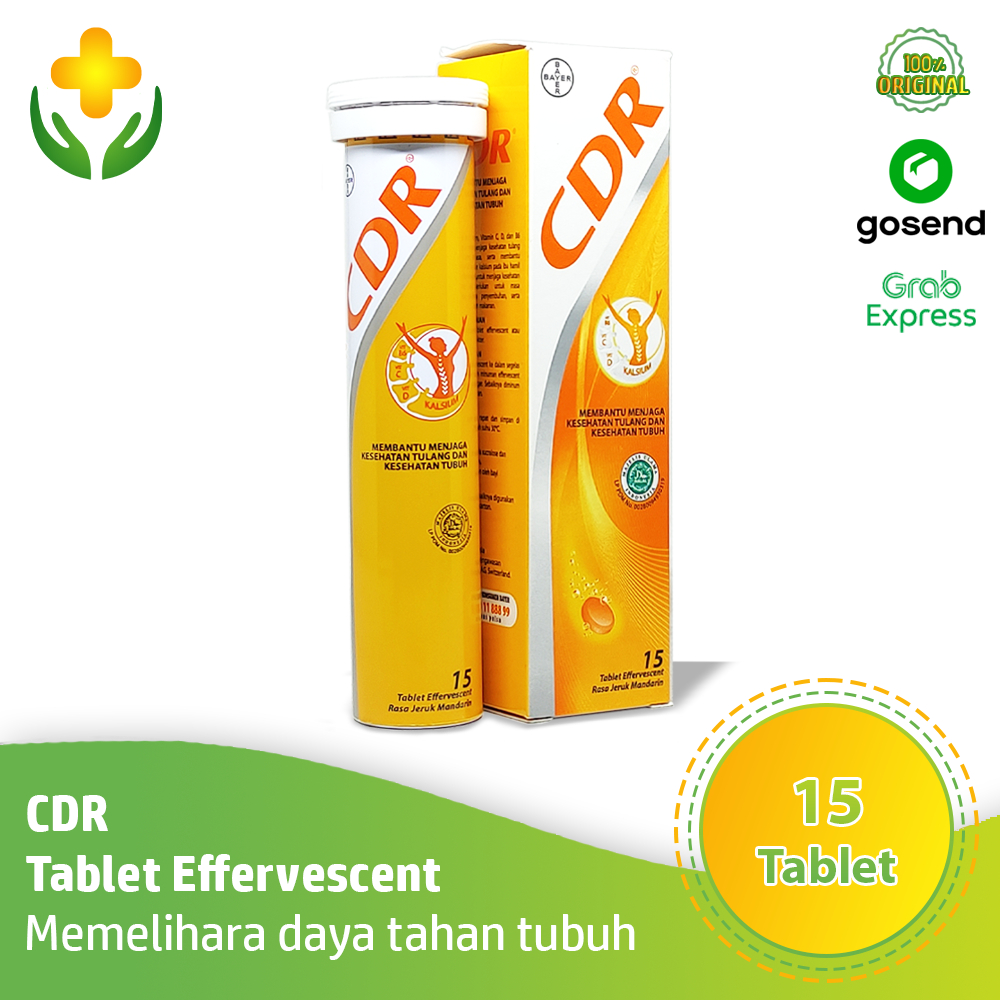 Jual CDR Effervescent 15 Tablet - Suplemen Daya Tahan Tubuh & Kesehatan ...