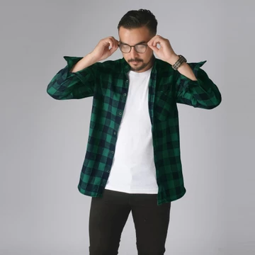 DGM Fashion Kemeja Pria Flanel Jumbo Premium Panjang 021