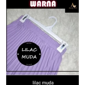 Rok Plisket Wanita Panjang Rok A Line Bahan Lembut Flowing All Size Tidak Menerawang