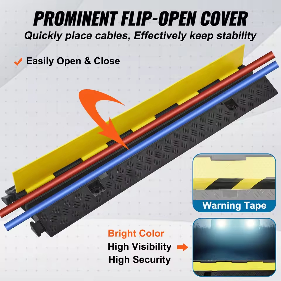 Jual Speedhump Cable Protector 1-3 Line Cable Ramp Protector Pelindung ...