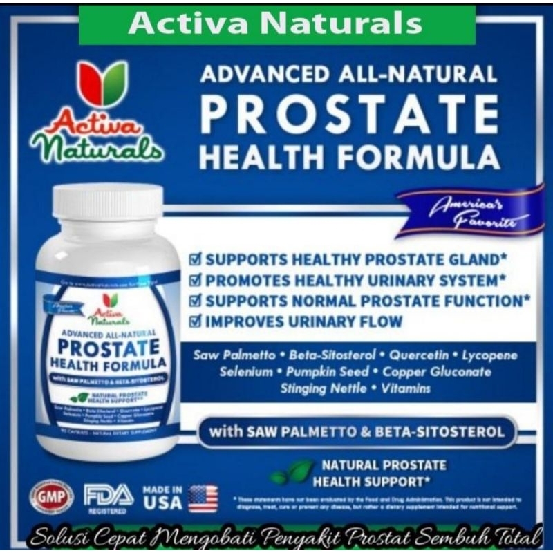 Jual Obat Prostat Ampuh Melancarkan Kencing Prostate Health Supplement ...