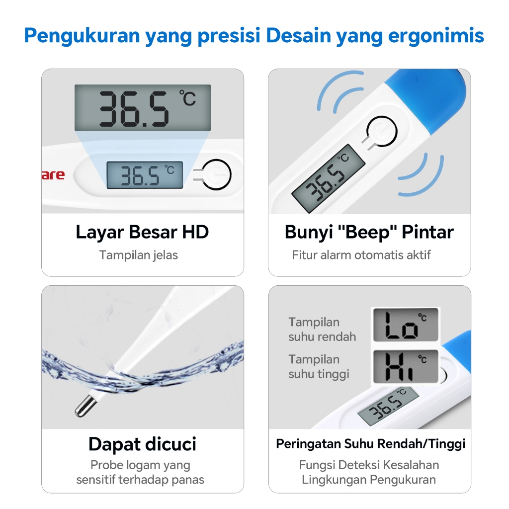 Jual Termometer Digital T11L Sinocare Alat Tes Medis Digital ...