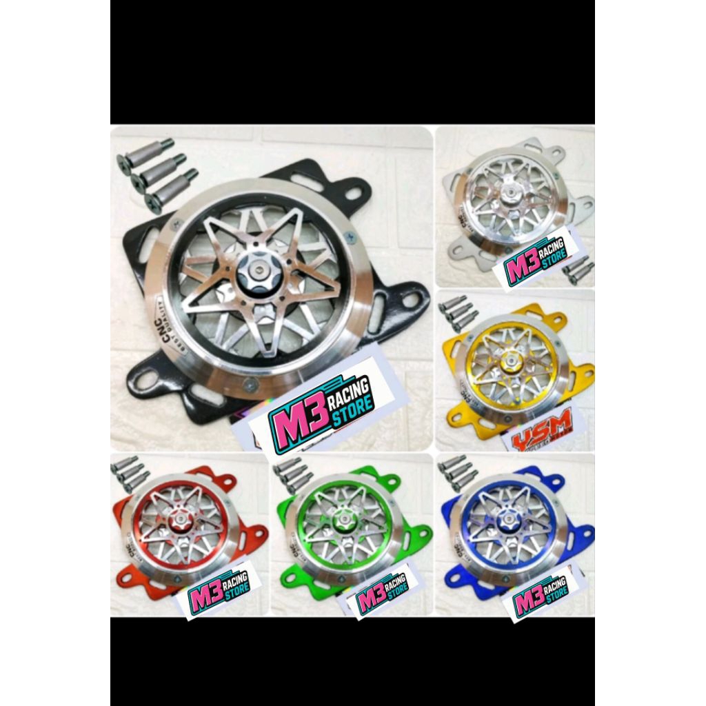 Jual cover radiator Spinner set spinner spinner putar CNC motif bintang ...