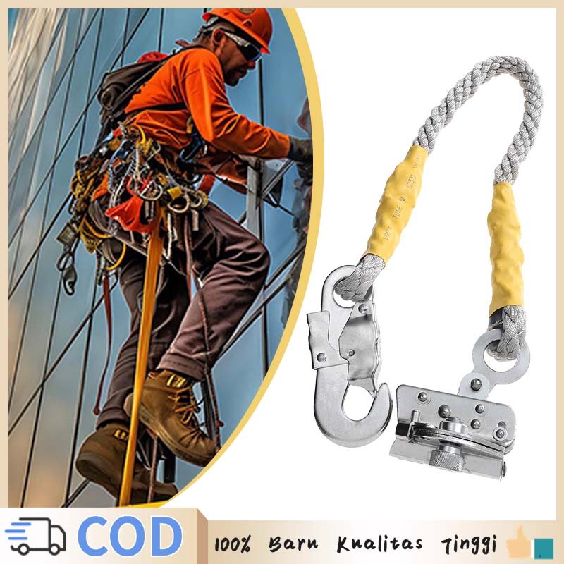 Jual Sliding Rope Grab Tali Panjat Tiang Listrik Rope Lanyard Auto Stop ...