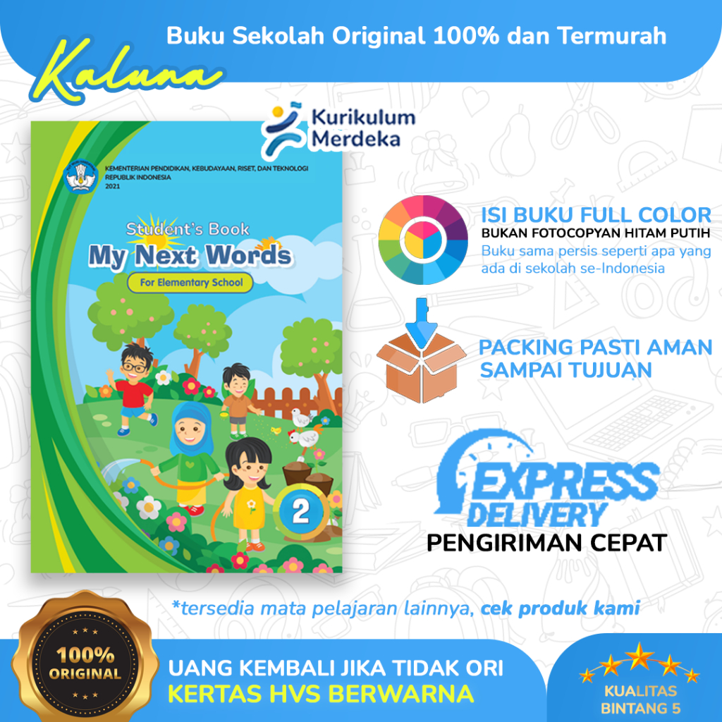 Jual Buku Bahasa Inggris Kelas 2 SD - Buku Paket Siswa - Kurikulum ...