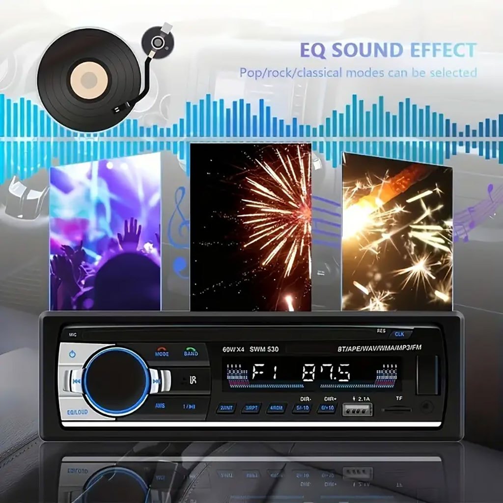 Jual Tape Audio Radio Mobil Multifungsi Bluetooth Version USB MP3 FM ...