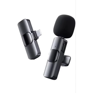 Microphone Clip On Wireless Type C Lightning Usb Ip K9 2 Dual Mic Type C