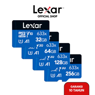 Lexar Microsd 633x 32GB / 64GB /128GB / 256GB High Performance Up to 100MB/s