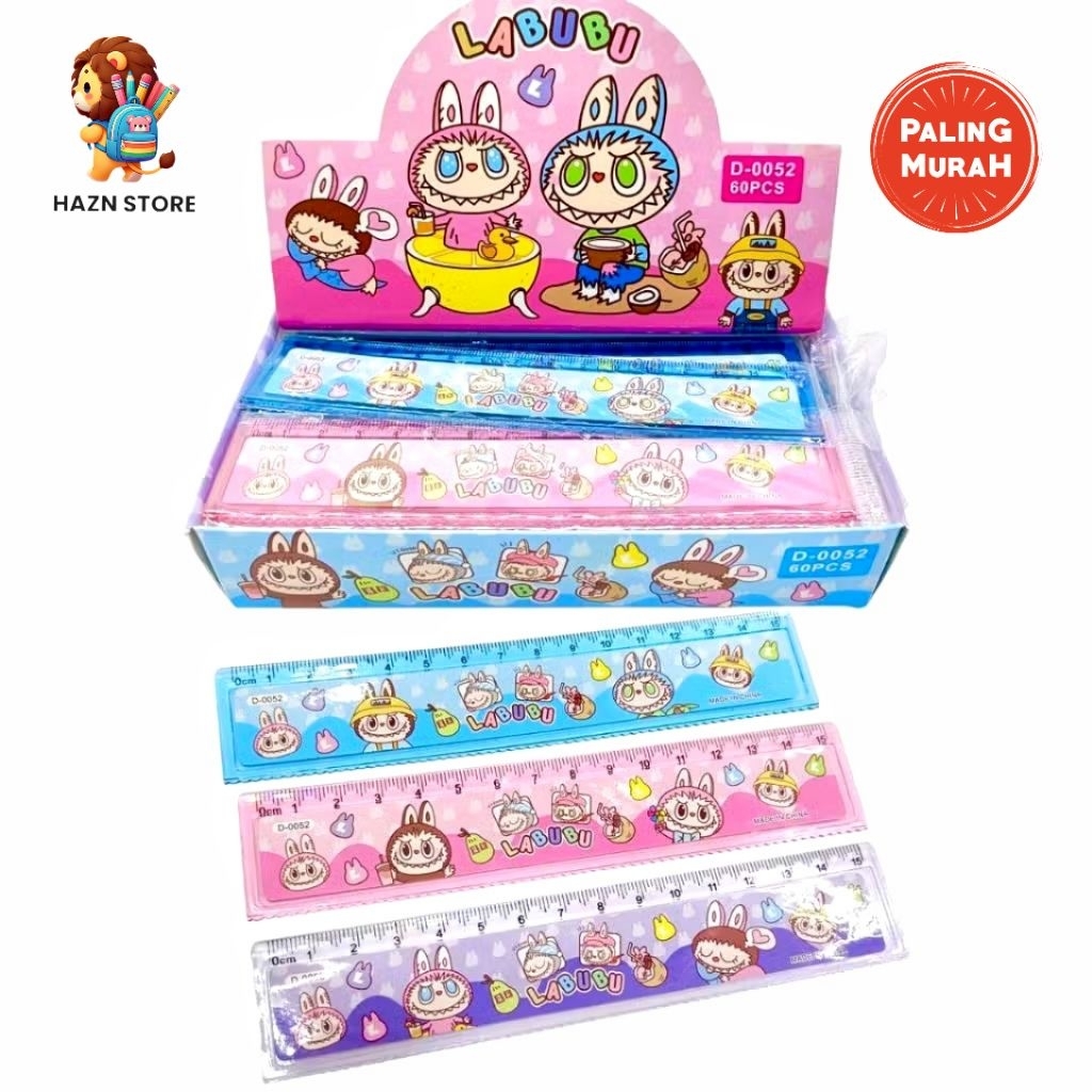 Jual (15 CM) PENGGARIS D-0052 LABUBU / RULER KARAKTER VIRAL | Shopee ...