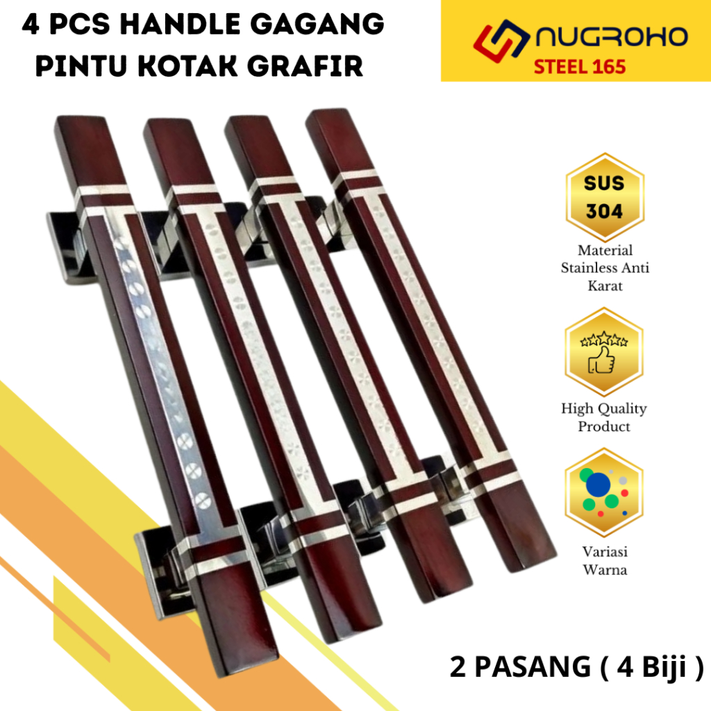 Jual Handle Handel Gagang Pegangan Tarikan Pintu Rumah Stainless ...