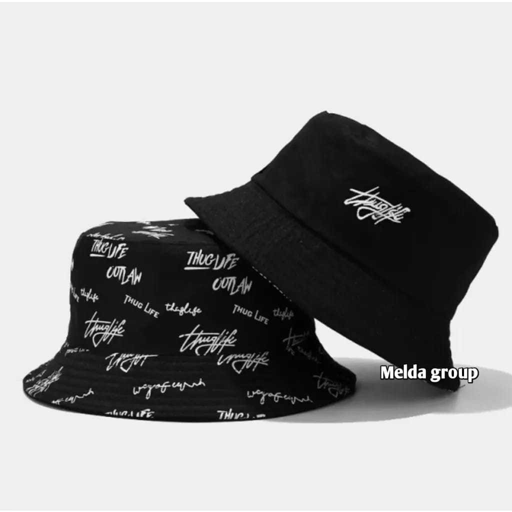 Jual Topi Bucket Terbaru 2025 Hat Bordir Outlaw - Pria Dan Wanita With ...