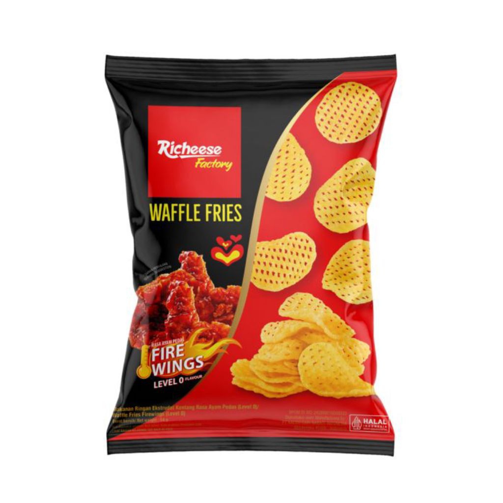 Jual Richeese Factory Waffle Fries 54 gr | Shopee Indonesia