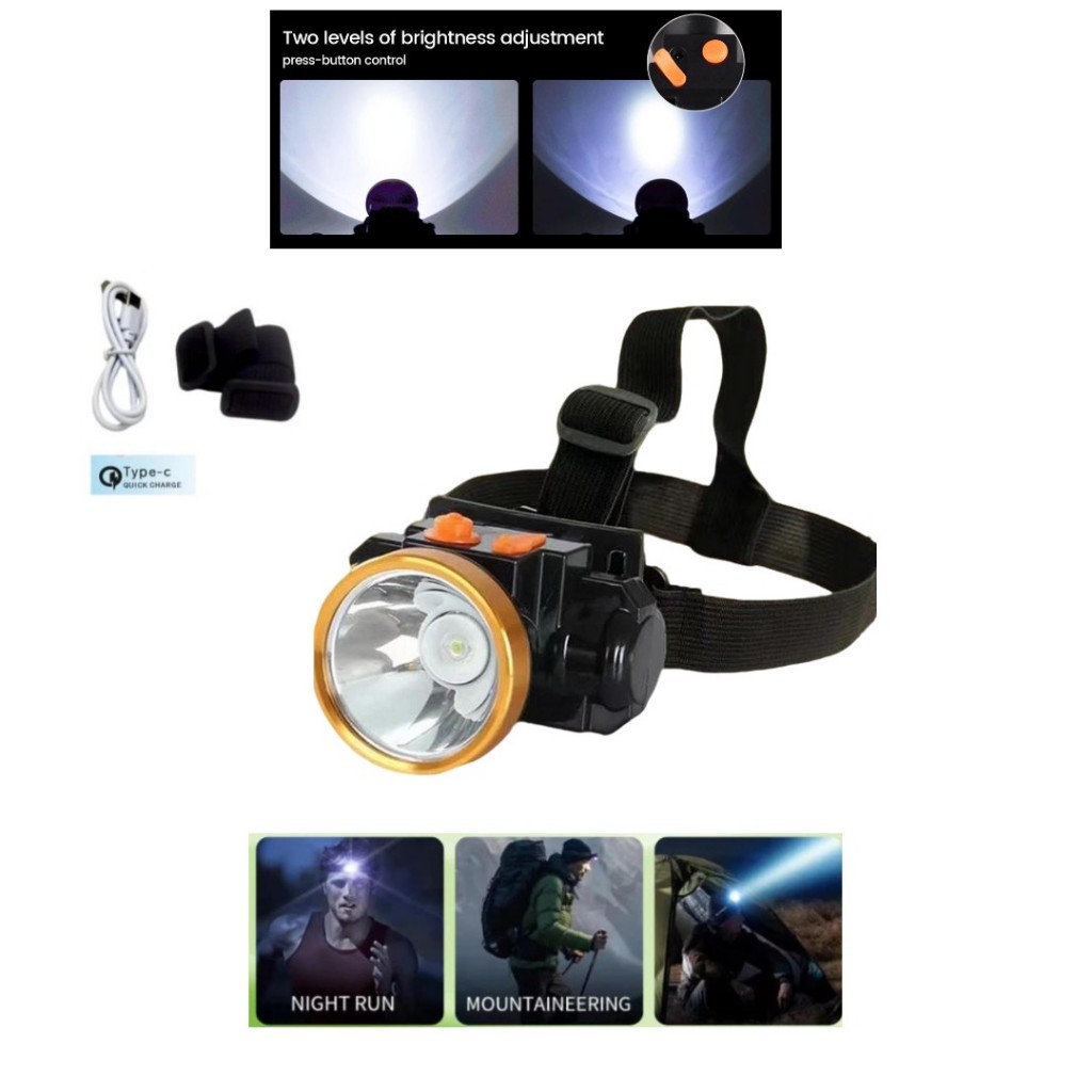 Jual SENTER KEPALA LED LITHIUM ELECTRIC HEADLAMP BOX PUTIH HEADLAMP ...
