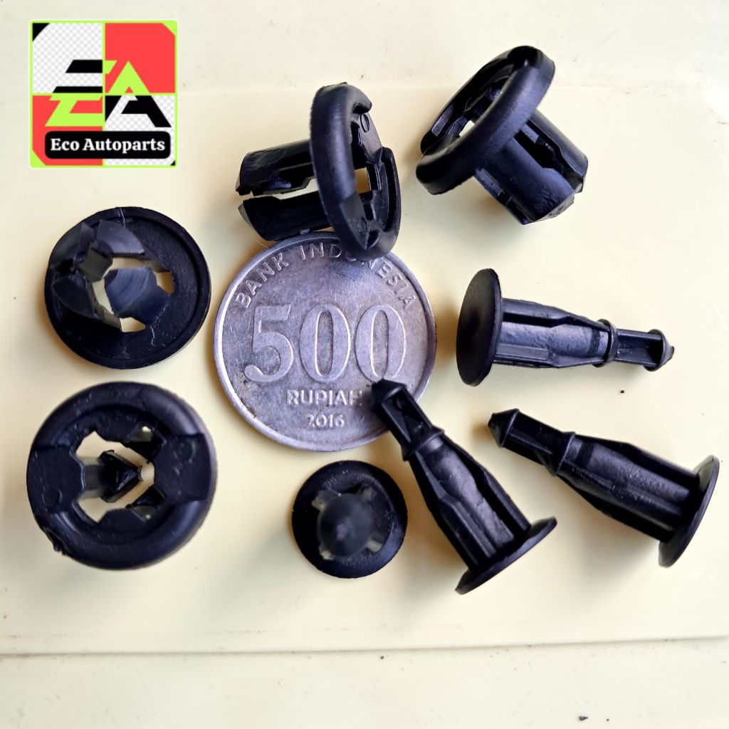 Jual Baut Klip kancing RIVET universal R6Klip Harga per 10 pasang ...