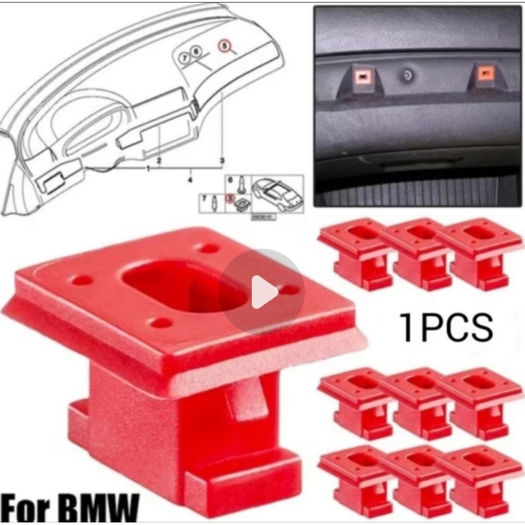 Jual BMW E46/E65/E66 Perbaikan Interior, clip Klip panel Trim Dasbor ...