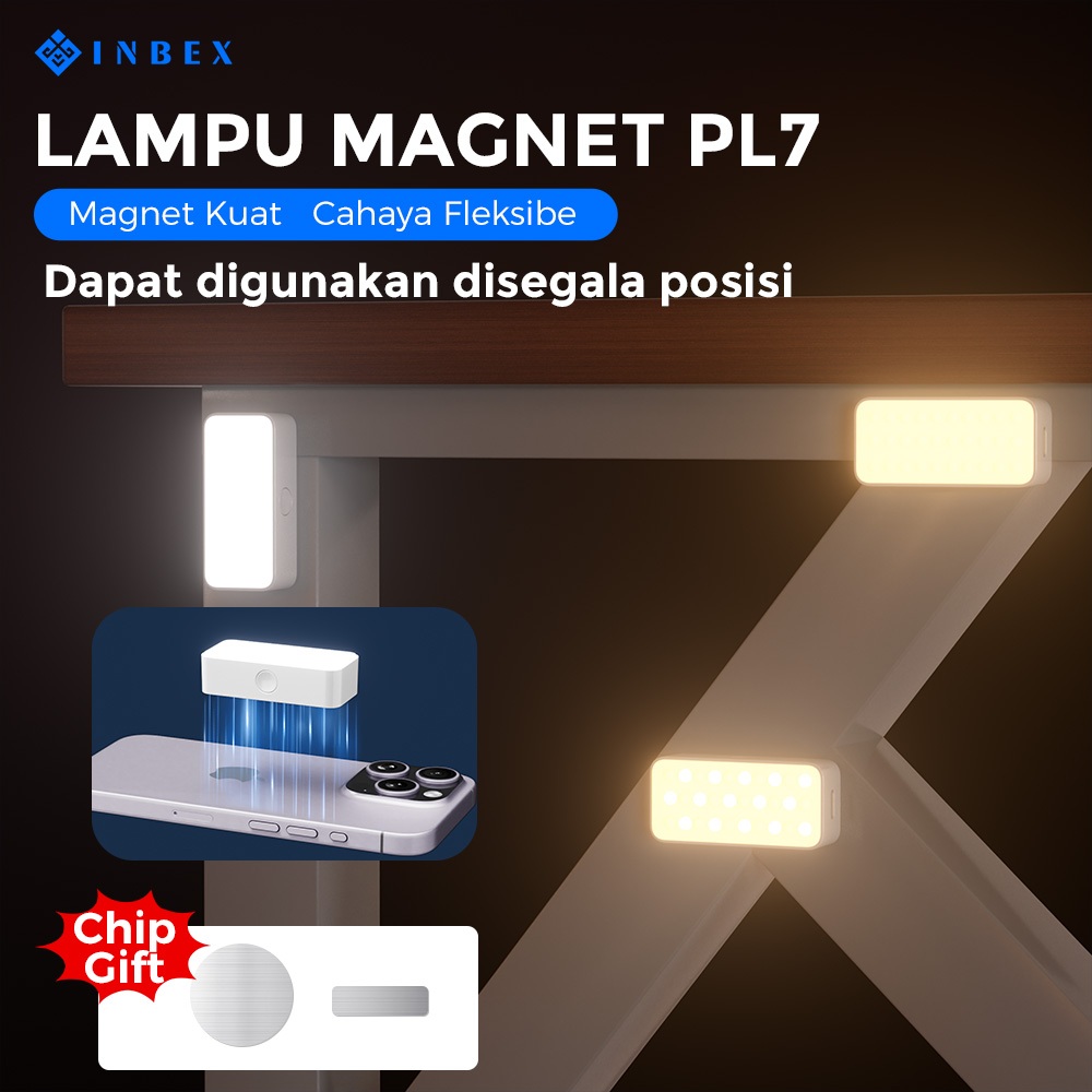 Jual NEW PRODUCT INBEX PL7 LAMPU MINI MAGNETIK DARURAT LIGHTING KONTEN ...
