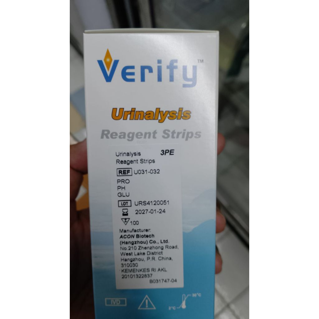 Jual Verify urinalysis reagent strips test urine isi 100 stik | Shopee ...