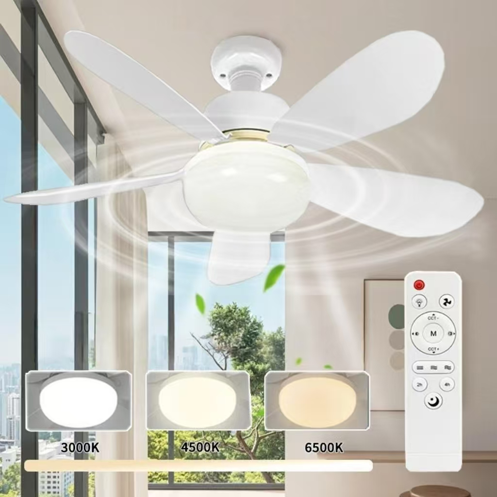 Jual 52CM Kipas Angin Plafon 40W 2in1 Lampu Kipas Angin LED E27 ...
