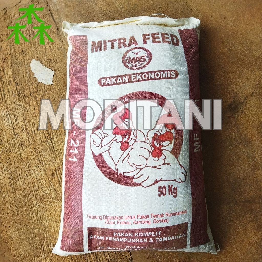 Jual Pur Pakan Ayam Buras MITRA FEED MF-211 1 kg Kemasan Repack ...