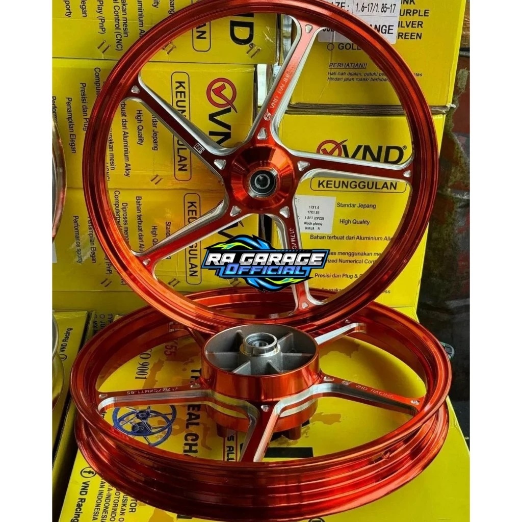Jual VND Velg Racing AK 55 140/160x17 PNP Supra X 110 | Supra Fit/New ...