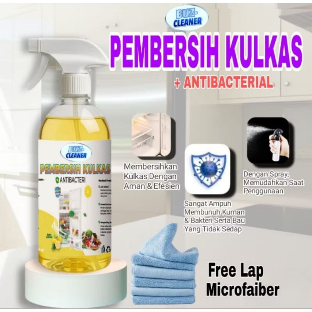 Jual Buz CLEANER Pembersih Kulkas Semprot | Penghilang Bau & Noda ...