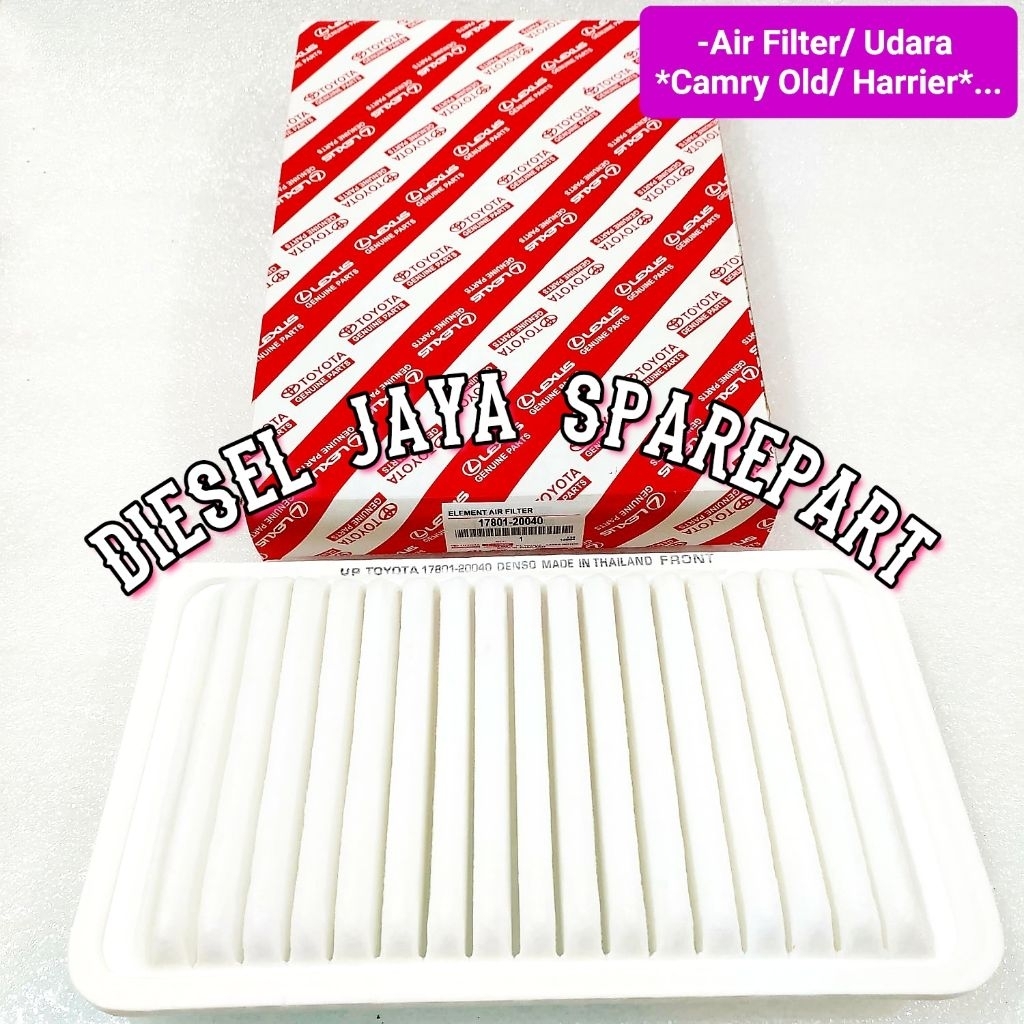 Jual FILTER UDARA/AIR FILTER ORIGINAL TOYOTA CAMRY OLD/HARRIER | Shopee ...