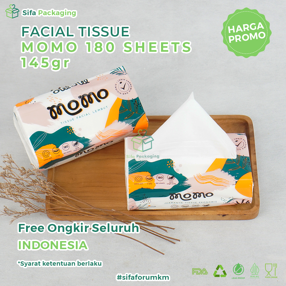 Jual Tissue Facial 180 Sheet 2ply 180 Lembar 2 Lapis Tisu Muka Wajah ...